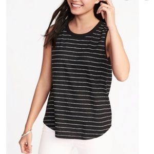 Old Navy || Relaxed Black Muscle Tank Top
